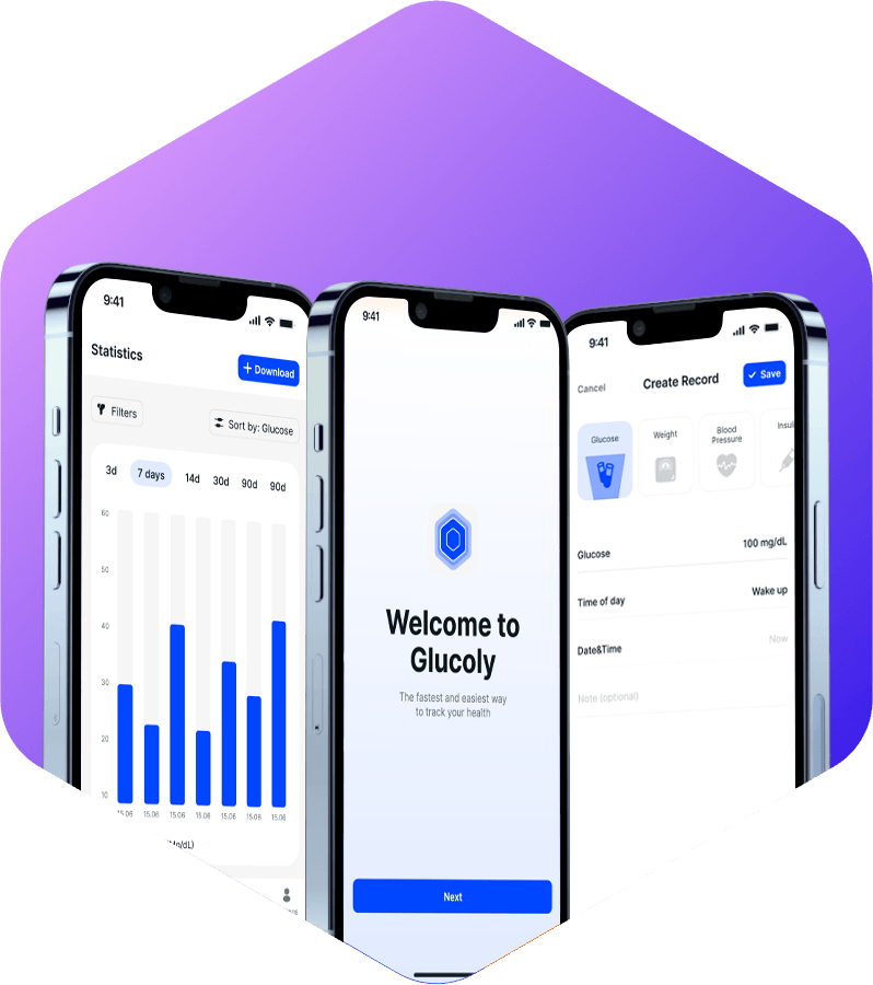 Glucoly screen 2